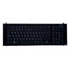 Клавиатура для ноутбука HP Probook 4720s RU черная, черная рамка