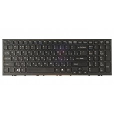 Клавиатура для ноутбука SONY VPC-EL series, VPCEL1E1R, VPCEL2S1R, VPCEL3S1R  RU черная, черная рамка