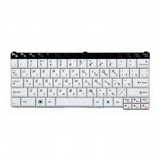 Клавиатура для ноутбука LENOVO S10-3T RU белая, черный ряд "F"