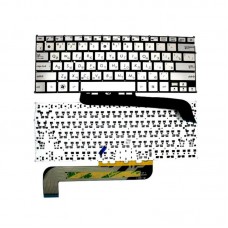 Клавиатура для ноутбука Asus Zenbook UX21, UX21A, UX21E, RU, серебристая