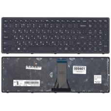 Клавиатура для ноутбука Lenovo IdeaPad Flex 15, G500S, G505, G505A, G505G, G505S, S500, S510, S510p, Z510, RU, черная, черная рамка