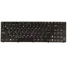 Клавиатура для ноутбука ASUS K50, K70  RU черная, с черной рамкой