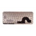 Клавиатура для ноутбука HP Pavilion dm3, dm3-1000, dm3t, dm3z RU черная, с серой рамкой, глянцевая