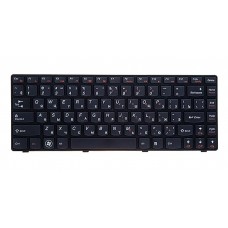 Клавиатура для ноутбука Lenovo IdeaPad B470, G470, G470AH, G470GH, G475, V470, V470c RU черная, буквы гербом