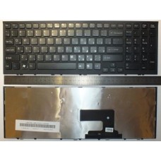 Клавиатура для ноутбука SONY VPC-EH RU черная, черная рамка