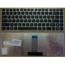 Клавиатура для ноутбука ASUS EEE PC 1215   RU, черная, серая рамка