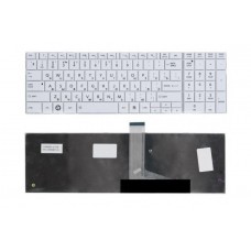 Клавиатура для ноутбука Toshiba C875D, L50, L850 RU, белая