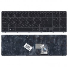 Клавиатура для ноутбука Sony Vaio E15, E17 RU, черная, серая рамка