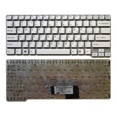 Клавиатура для ноутбука Sony VPC-CW, VGN-CW RU, белая, без рамки