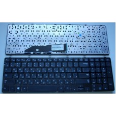 Клавиатура для ноутбука Samsung NP350E7C RU, черная, черная рамка