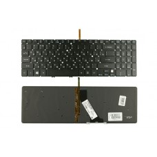 Клавиатура для ноутбука 5830, V3-551 RU, черная, с подсветкой