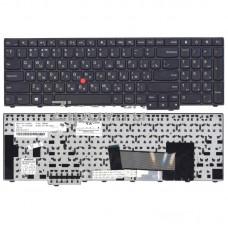 Клавиатура для ноутбука Lenovo ThinkPad Edge E531, E540, T540, T540p RU, черная, с рамкой, с трекпоинтом