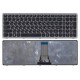Клавиатура для ноутбука Lenovo IdeaPad Flex 15, G500S, G505, G505A, G505G, G505S, S500, S510, S510p, Z510, RU, черная, серая рамка